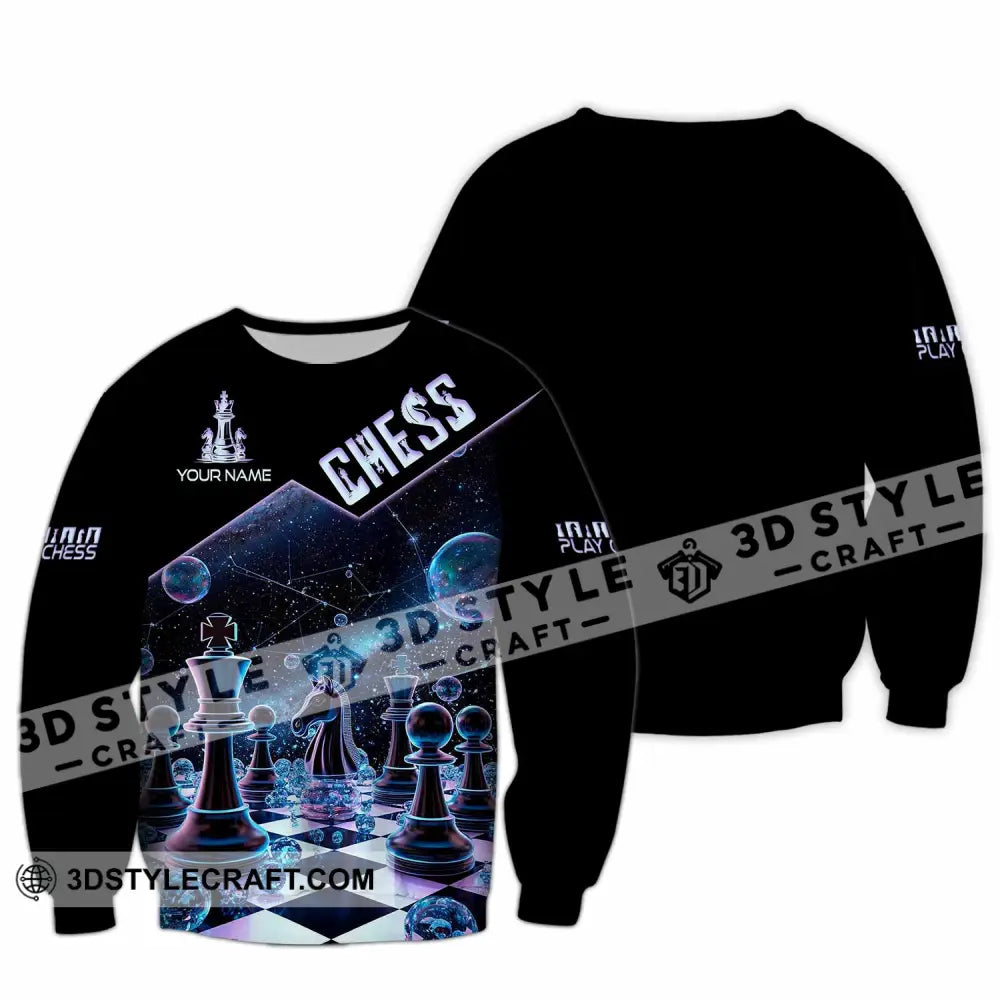 Unisex Shirt - Custom Chess Galaxy Sport Shirt Long Sleeve / S T-shirt