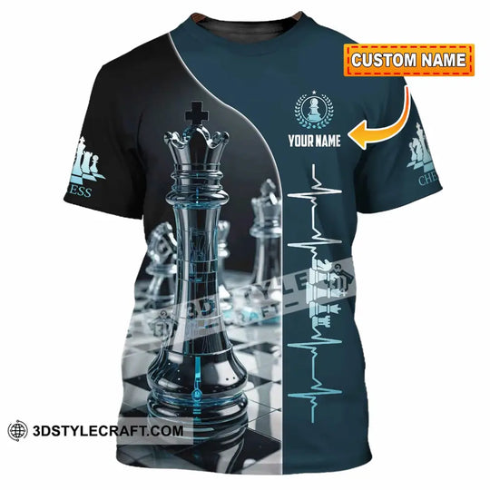 Unisex Shirt - Custom Chess Heartbeat Shirt style option 1