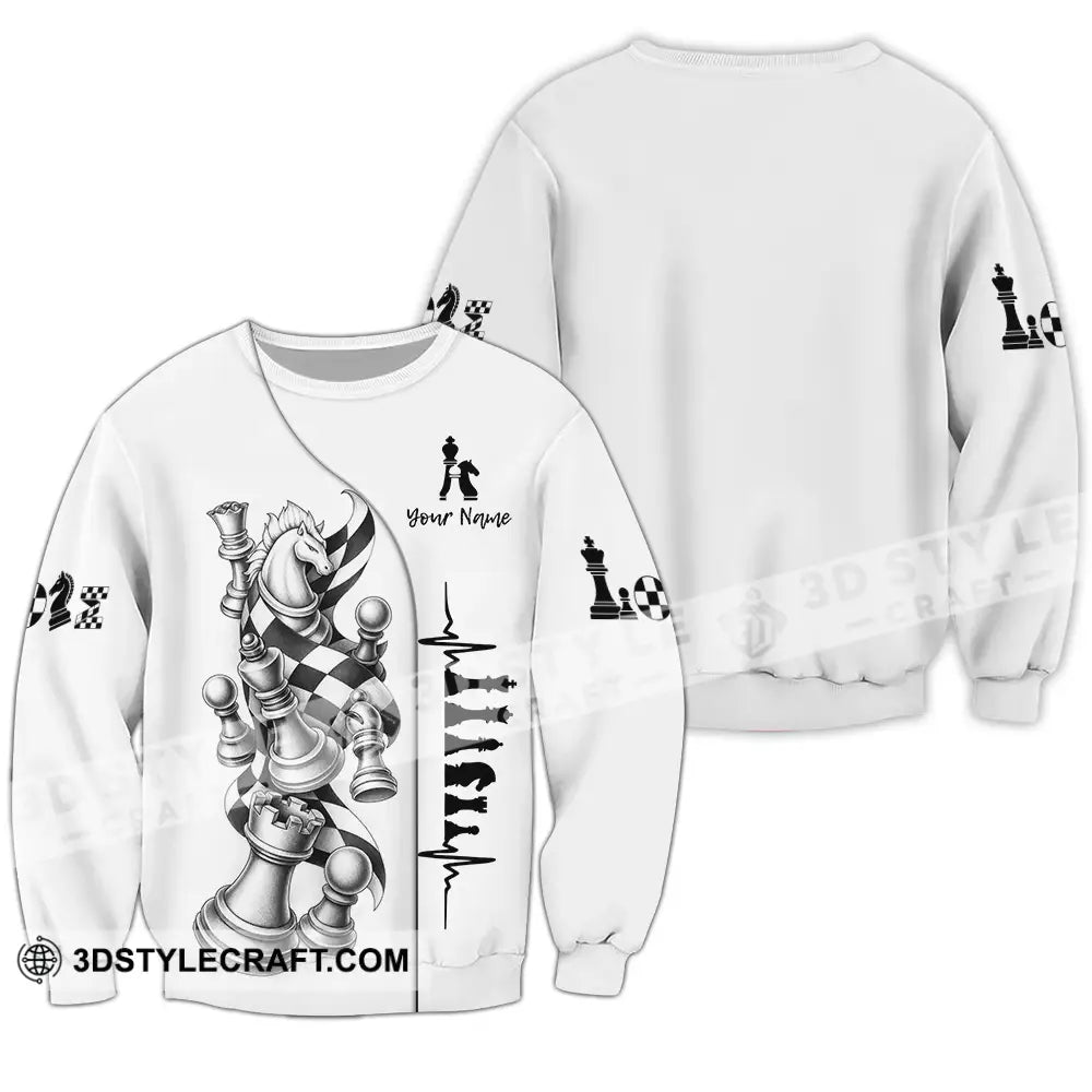 Unisex Shirt - Custom Chess Shirt - Long Sleeve / S - T-shirt