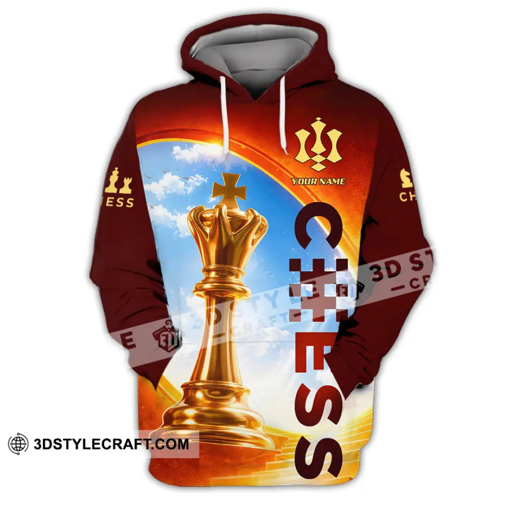 Unisex Shirt - Custom Chess Lover 3D Shirt Hoodie / S T-shirt