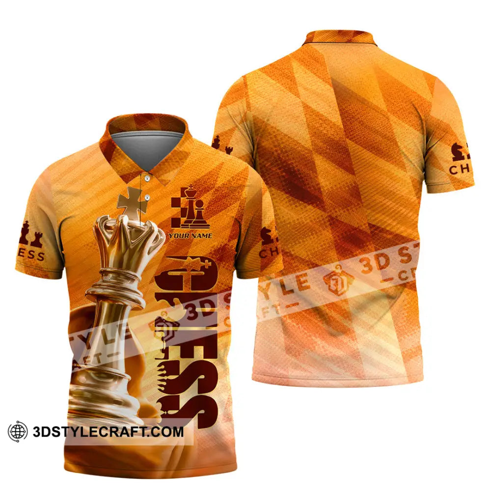 Unisex Shirt - Custom Chess Lover 3D Shirt - Polo Shirt / S - T-shirt