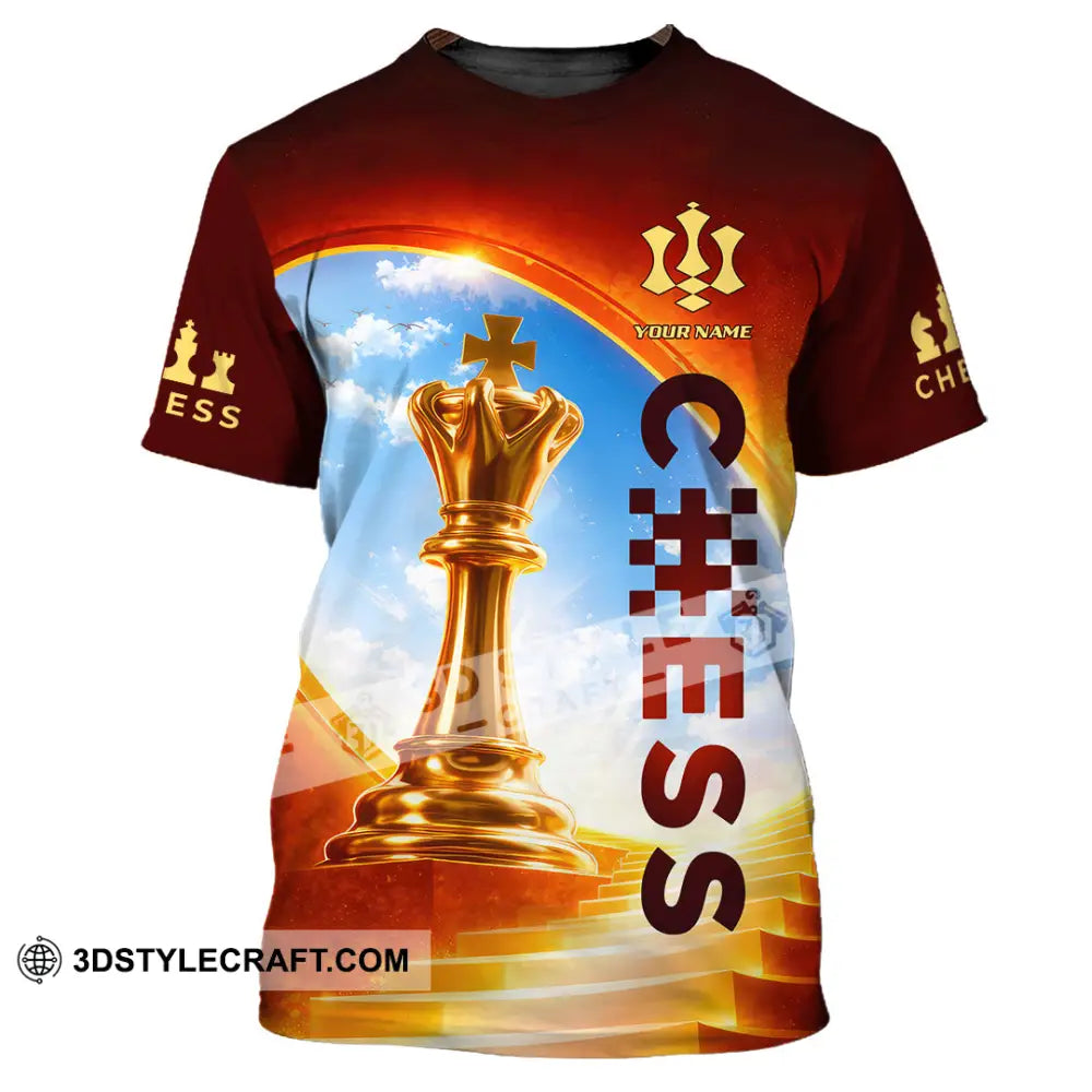 Unisex Shirt - Custom Chess Lover 3D Shirt T-Shirt / S T-shirt