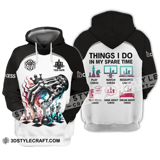 Unisex Shirt - Custom Chess Lover Classic Shirt, Things I Do In My Spare Time style option 3