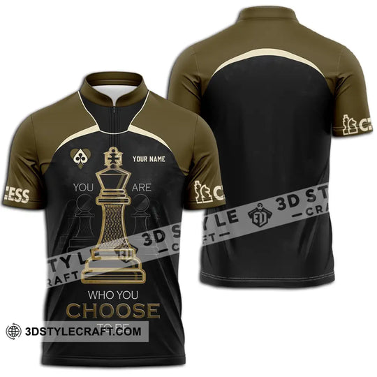 Unisex Shirt - Custom Chess Lover Shirt, You Are Who You Choose To Be, International Chess Day style option 2