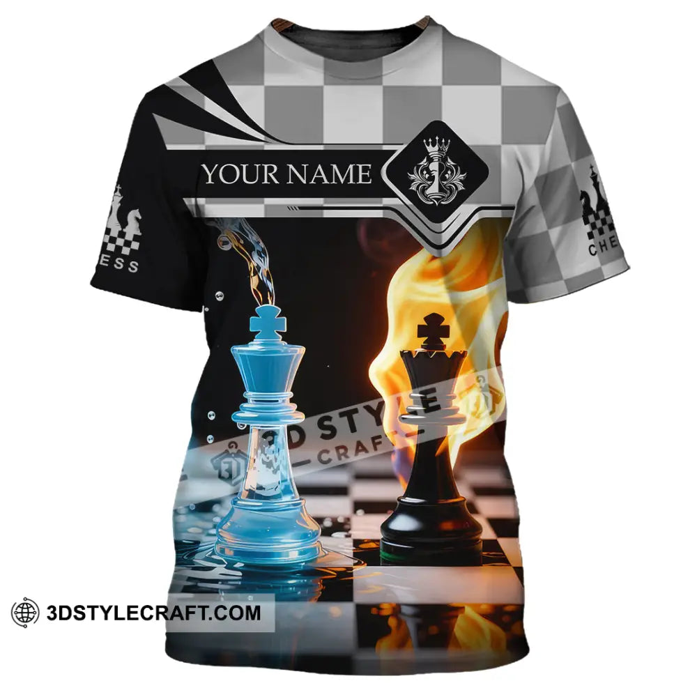 Unisex Shirt - Custom Chess Player 3D Shirt T-Shirt / S T-shirt