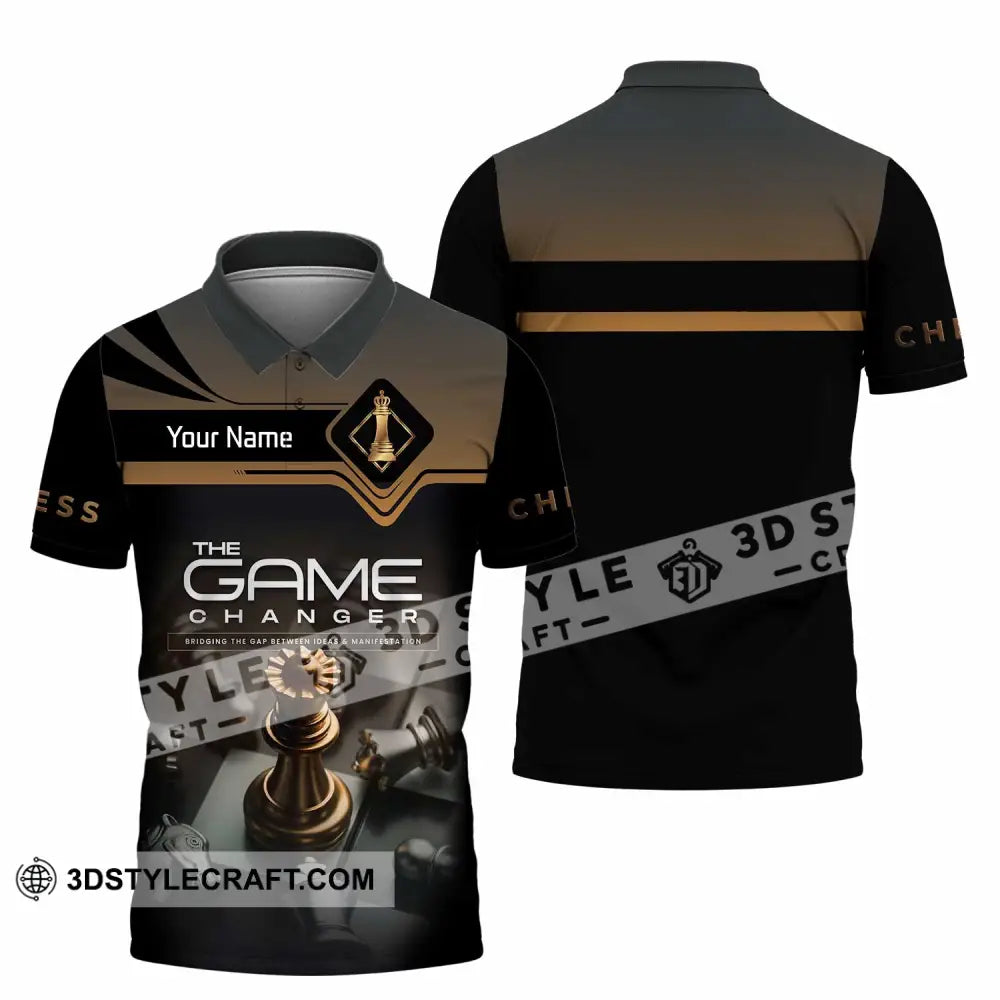 Unisex Shirt - Custom Chess The Game Changer 3D Shirt Polo Shirt / S T-shirt