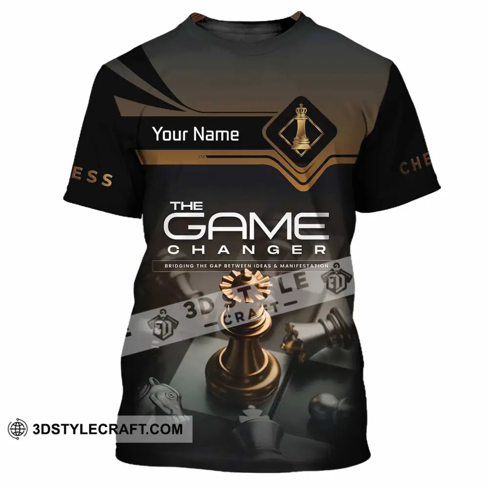 Unisex Shirt - Custom Chess The Game Changer 3D Shirt T-Shirt / S T-shirt