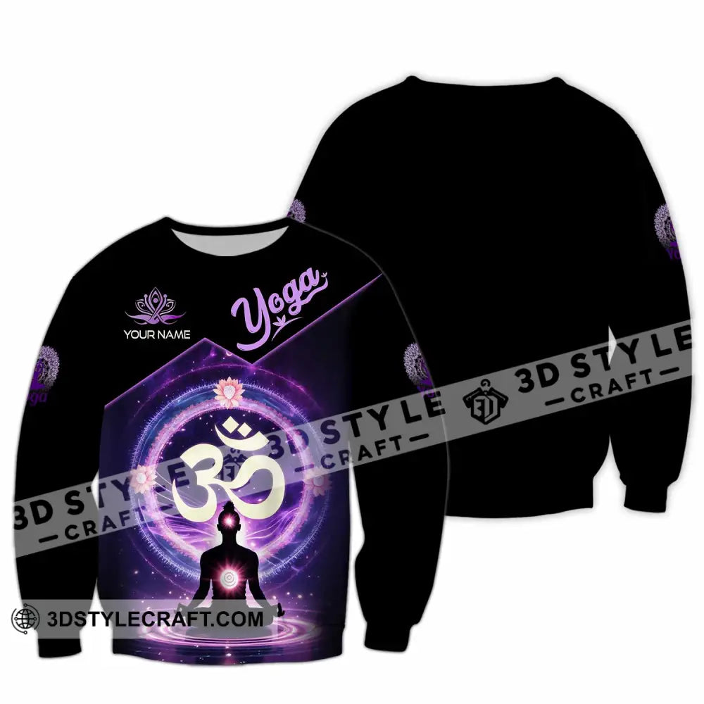 Unisex Shirt - Custom Chill Relax Yoga Shirt Long Sleeve / S T-shirt
