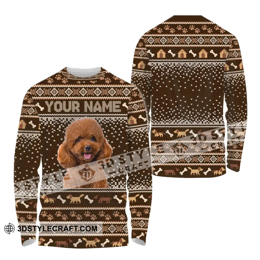 Unisex Shirt - Custom Christmas Pet 3D Shirt Long Sleeve Shirt / S T-shirt