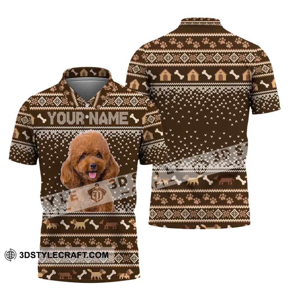 Unisex Shirt - Custom Christmas Pet 3D Shirt Polo Shirt / S T-shirt