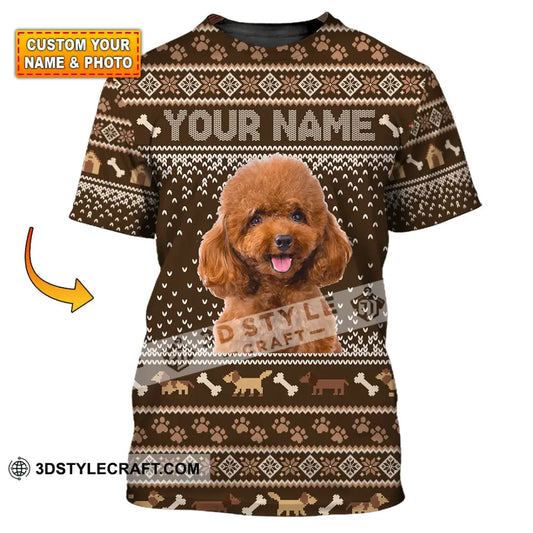 Unisex Shirt - Custom Christmas Pet 3D Shirt T-Shirt / S T-shirt