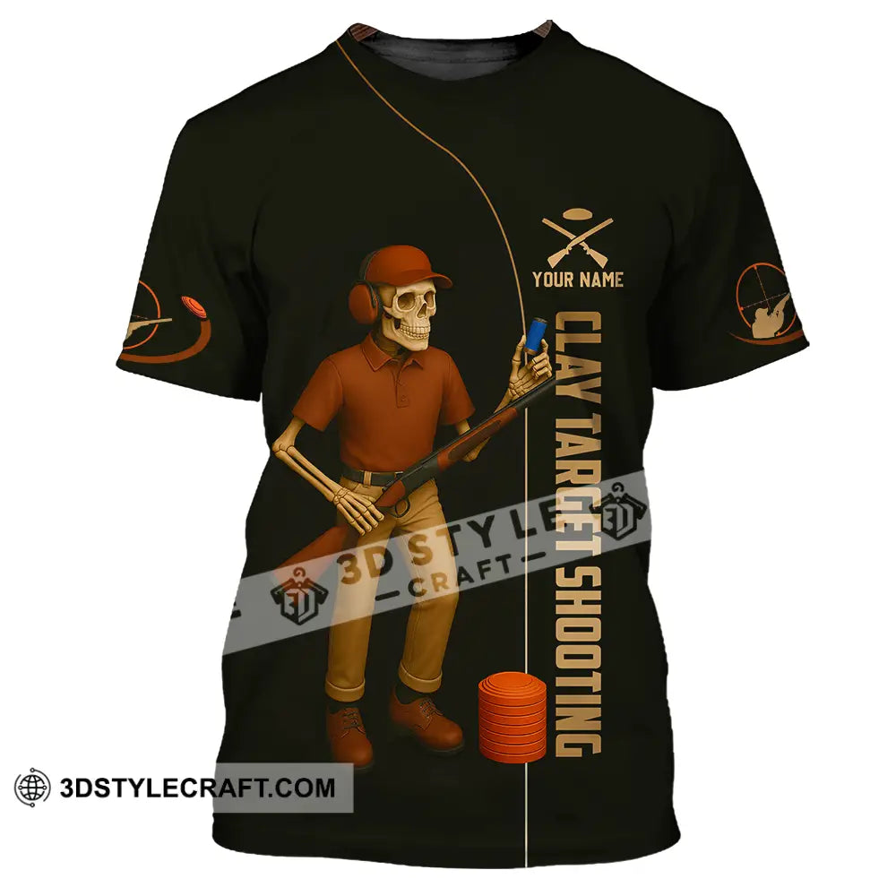 Unisex Shirt - Custom Clay Target Shooting Shirt T-Shirt / S T-shirt
