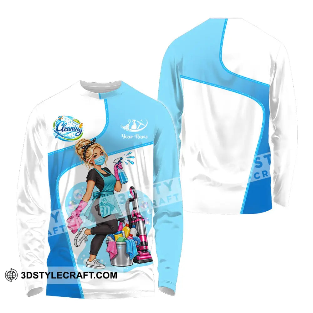 Unisex Shirt - Custom Cleaning Shirt - Long Sleeve Shirt / S - T-shirt
