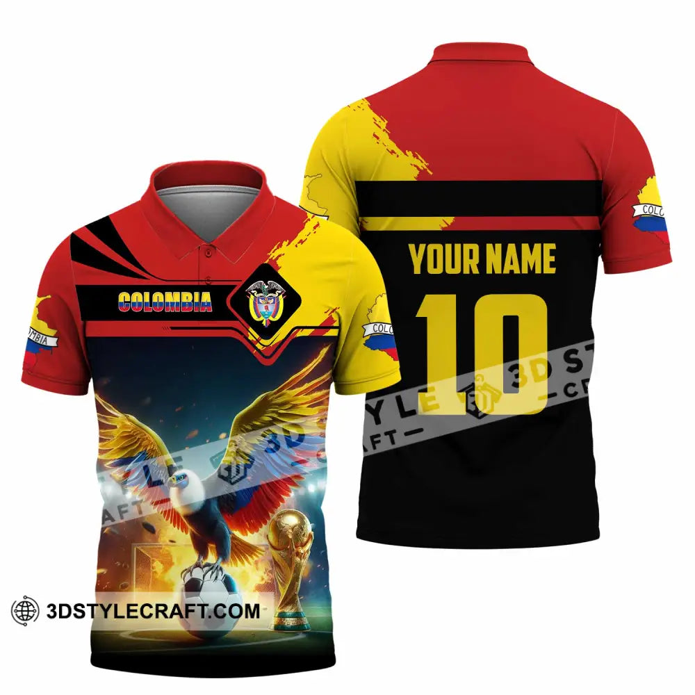 Unisex Shirt - Custom Colombia 3D Shirt Polo Shirt / S T-shirt