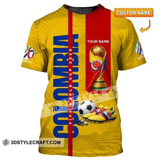 Unisex Shirt - Custom Colombia 3D Shirt style option 1