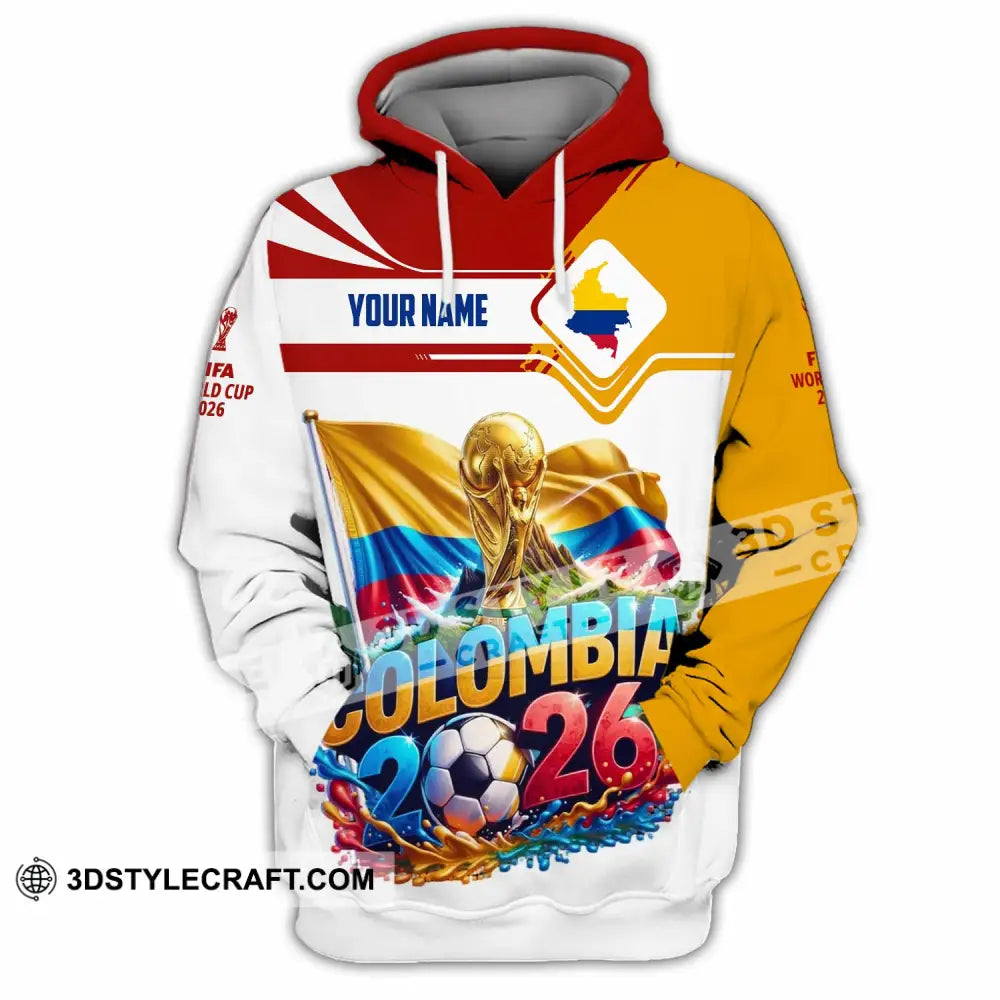 Unisex Shirt - Custom Colombia World Cup 2026 Shirt - Hoodie / S - T-shirt