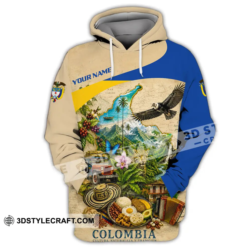 Unisex Shirt - Custom Colombia Shirt - Hoodie / S - T-shirt