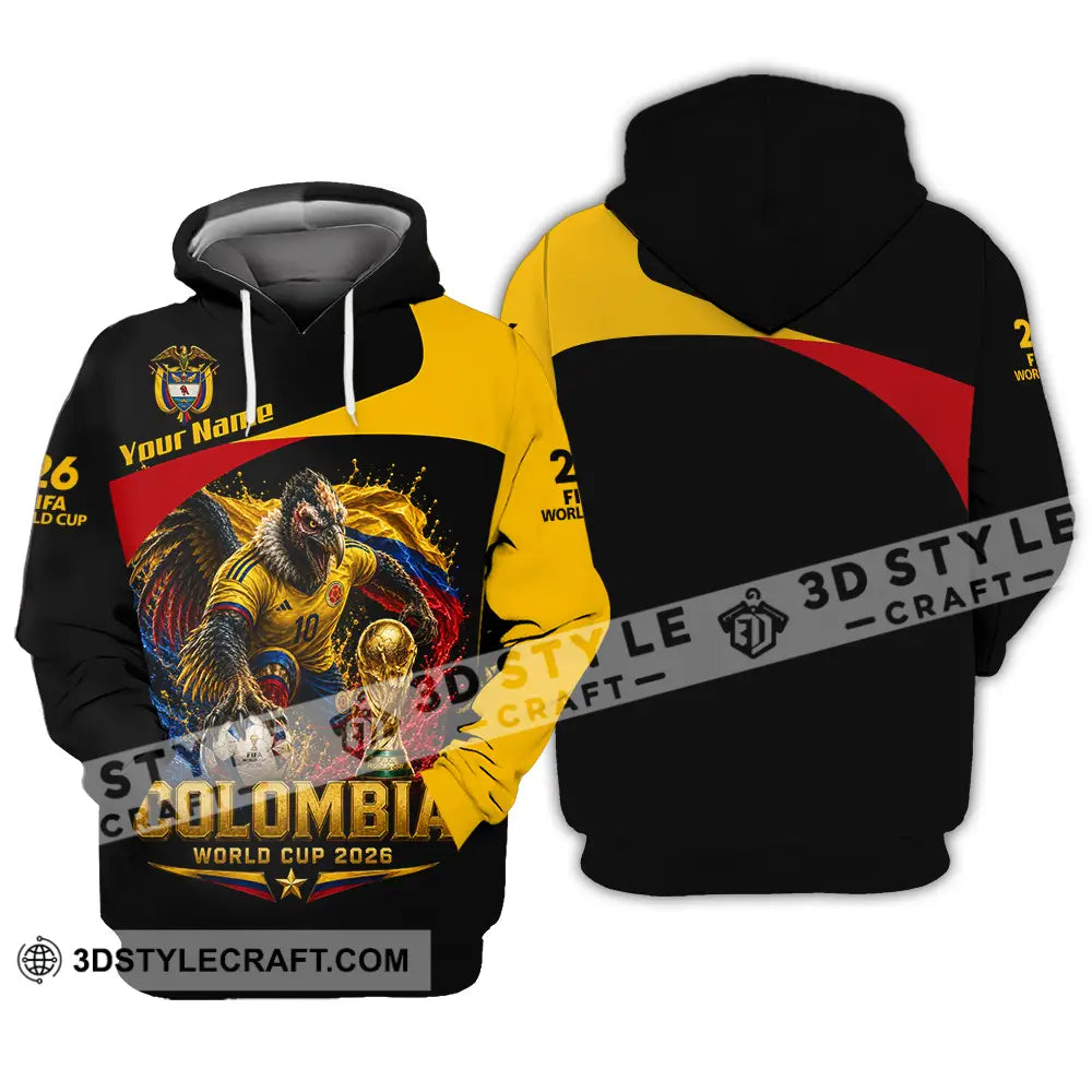 Unisex Shirt - Custom Colombia World Cup 2026 Shirt - Hoodie / S - T-shirt