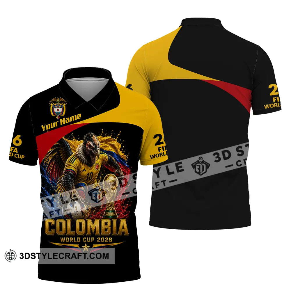 Unisex Shirt - Custom Colombia World Cup 2026 Shirt - Polo Shirt / S - T-shirt