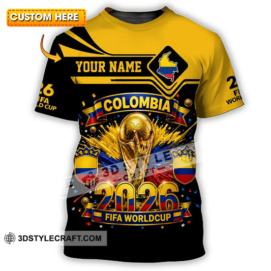 Unisex Shirt - Custom Colombia World Cup 2026 Shirt - T-shirt