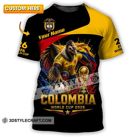 Unisex Shirt - Custom Colombia World Cup 2026 Shirt - T-shirt