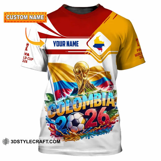 Unisex Shirt - Custom Colombia World Cup 2026 Shirt - T-shirt