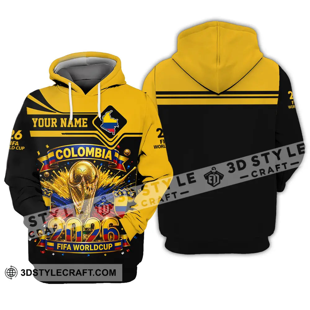 Unisex Shirt - Custom Colombia World Cup 2026 Shirt - Hoodie / S - T-shirt