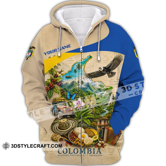 Unisex Shirt - Custom Colombia Shirt style option 3
