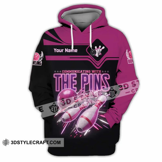 Unisex Shirt - Custom Communicating With The Pins Bowling Shirt style option 3