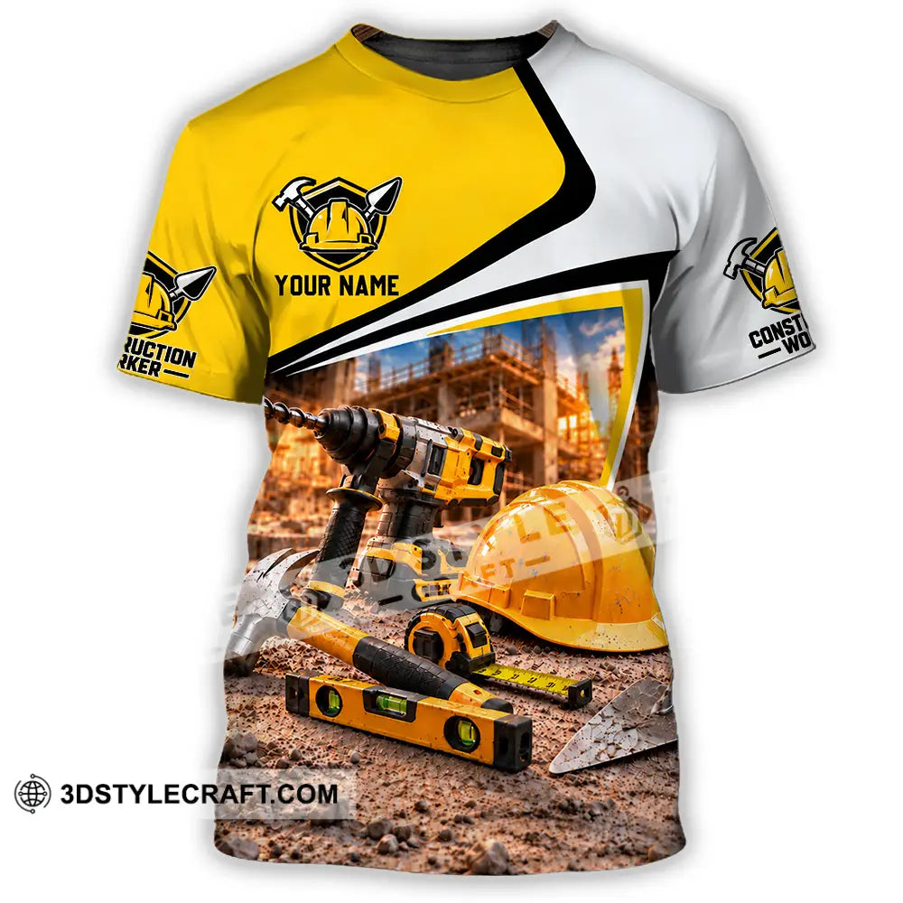 Unisex Shirt - Custom Construction Worker Shirt - T-Shirt / S - T-shirt