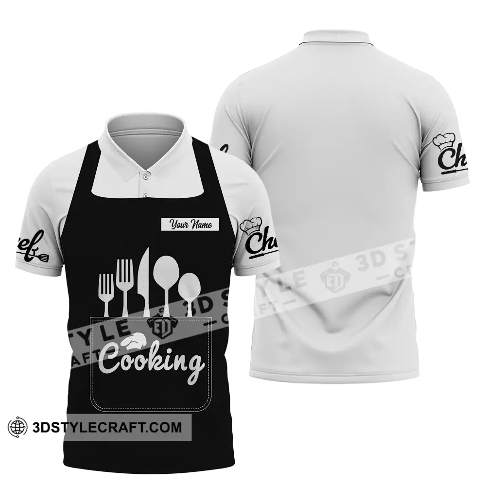 Unisex Shirt - Custom Cooking 3D Shirt Polo Shirt / S T-shirt