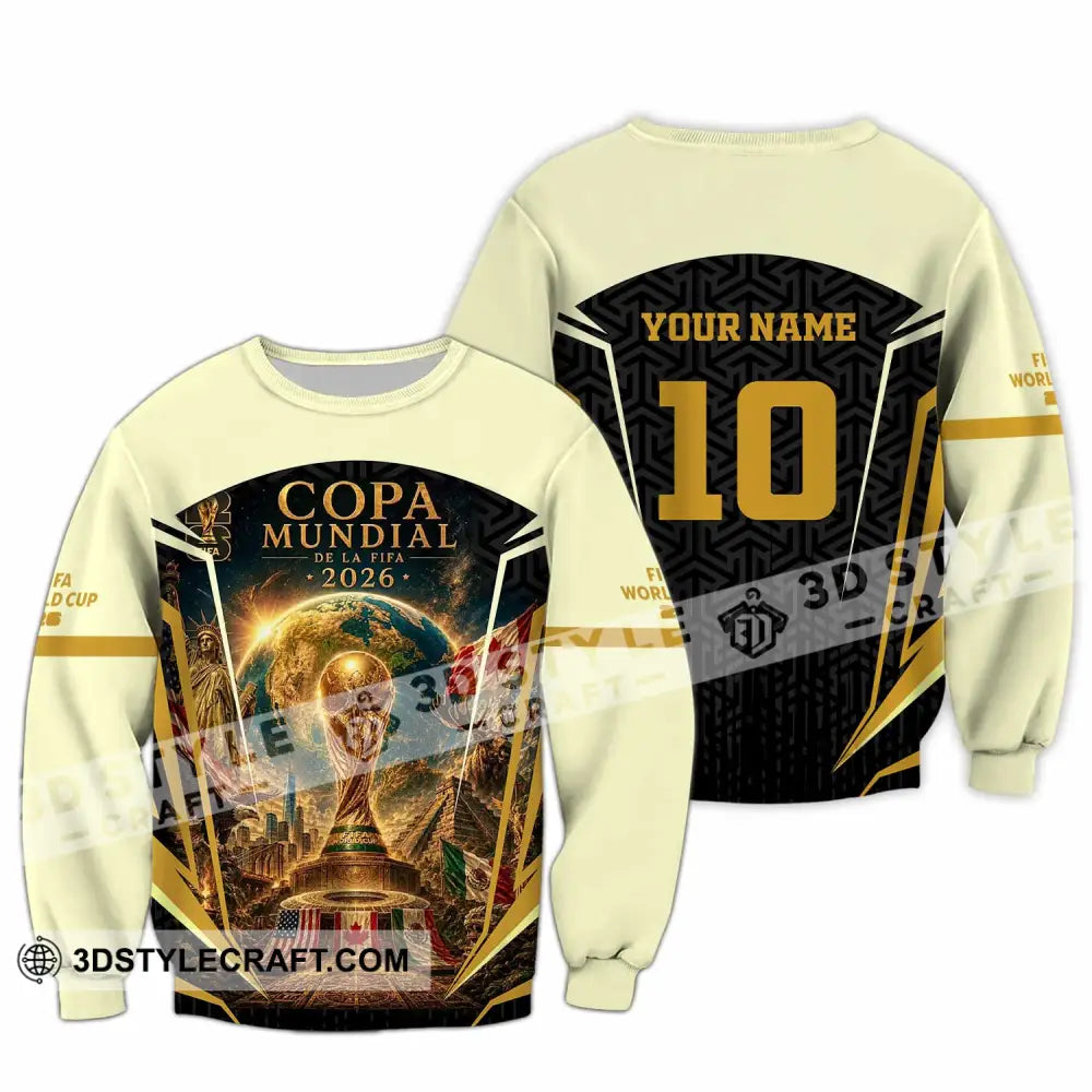 Unisex Shirt - Custom Copa Mundial World Cup 2026 Shirt - Long Sleeve / S - T-shirt