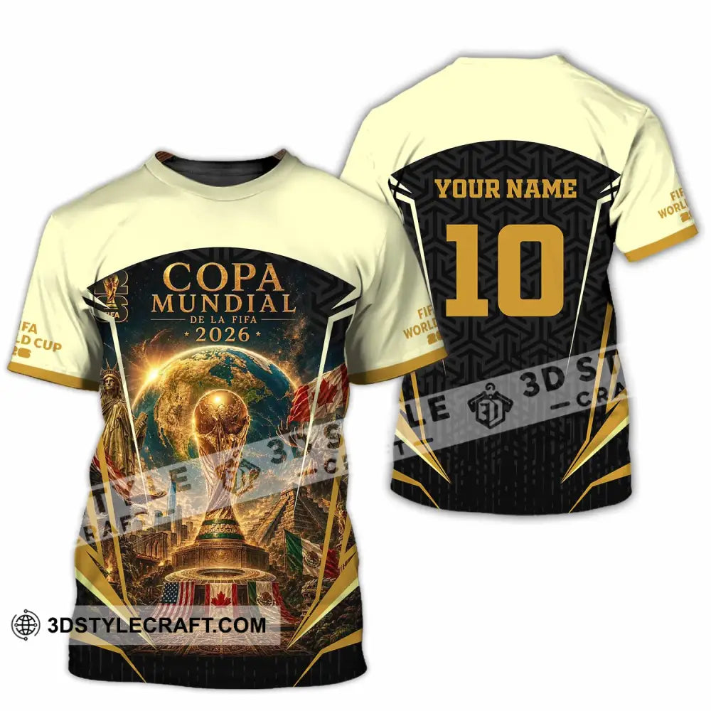 Unisex Shirt - Custom Copa Mundial World Cup 2026 Shirt - T-Shirt / S - T-shirt