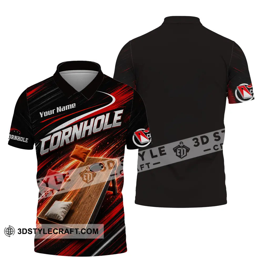 Unisex Shirt - Custom Cornhole Shirt - Polo Shirt / S - T-shirt
