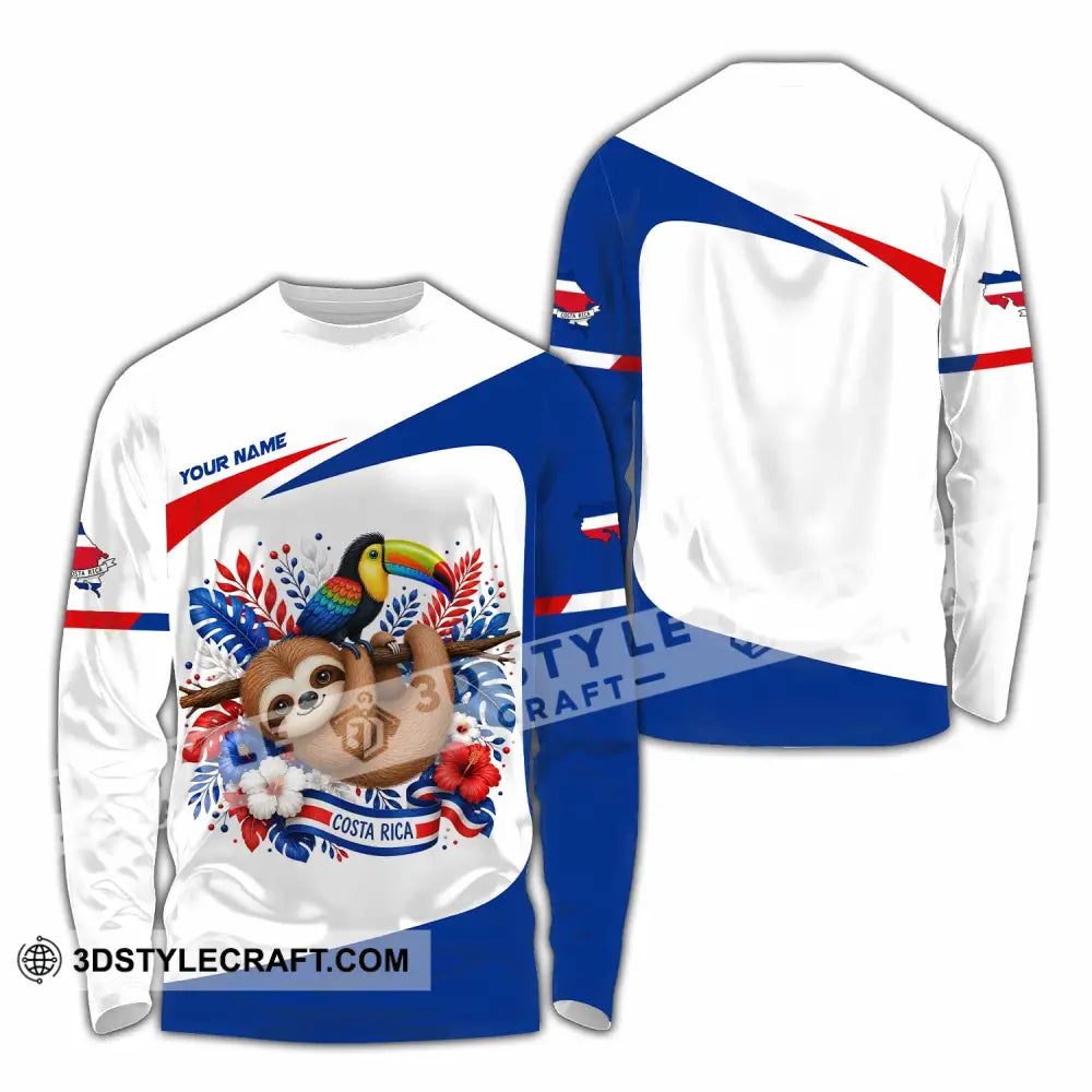 Unisex Shirt - Custom Costa Rica Shirt - Long Sleeve Shirt / S - T-shirt