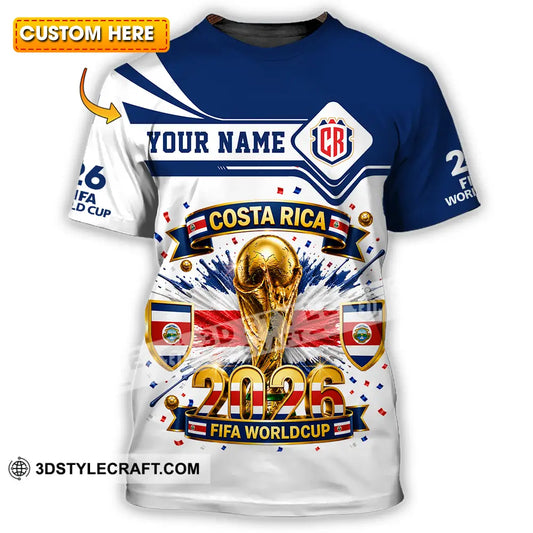 Unisex Shirt - Custom Costa Rica World Cup 2026 Shirt - T-shirt