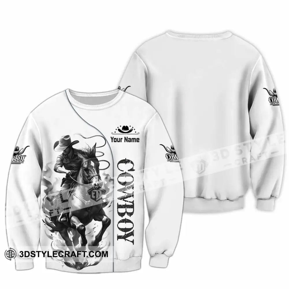 Unisex Shirt - Custom Cowboy Shirt - Long Sleeve / S - T-shirt