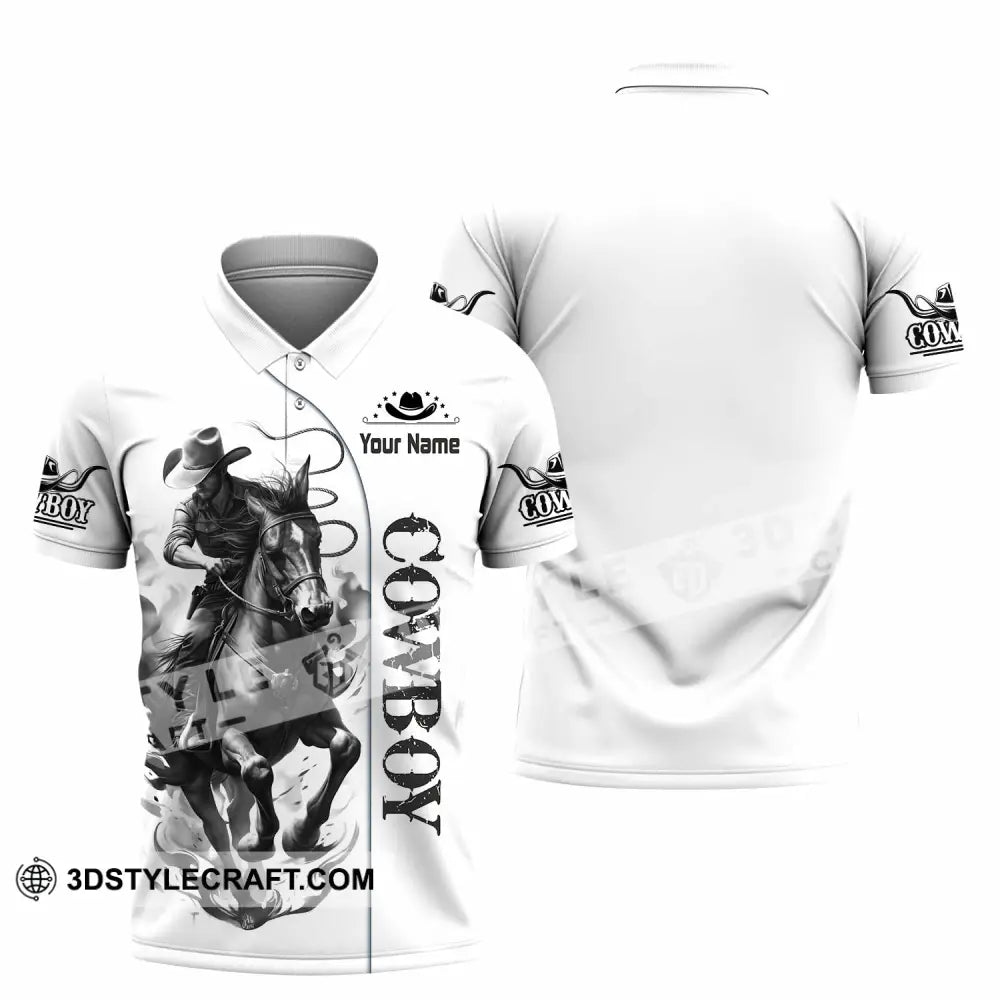 Unisex Shirt - Custom Cowboy Shirt - Polo Shirt / S - T-shirt