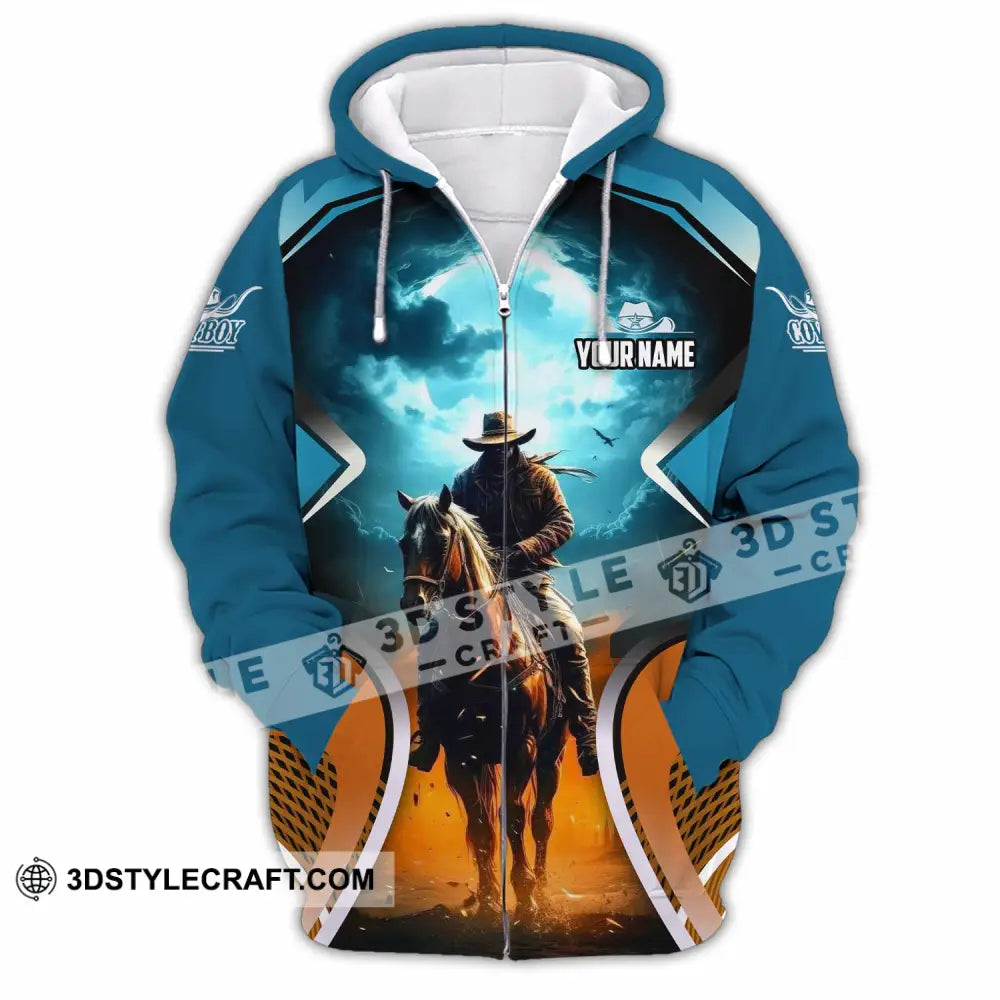 Unisex Shirt - Custom Cowboy Shirt - Zipper Hoodie / S - T-shirt