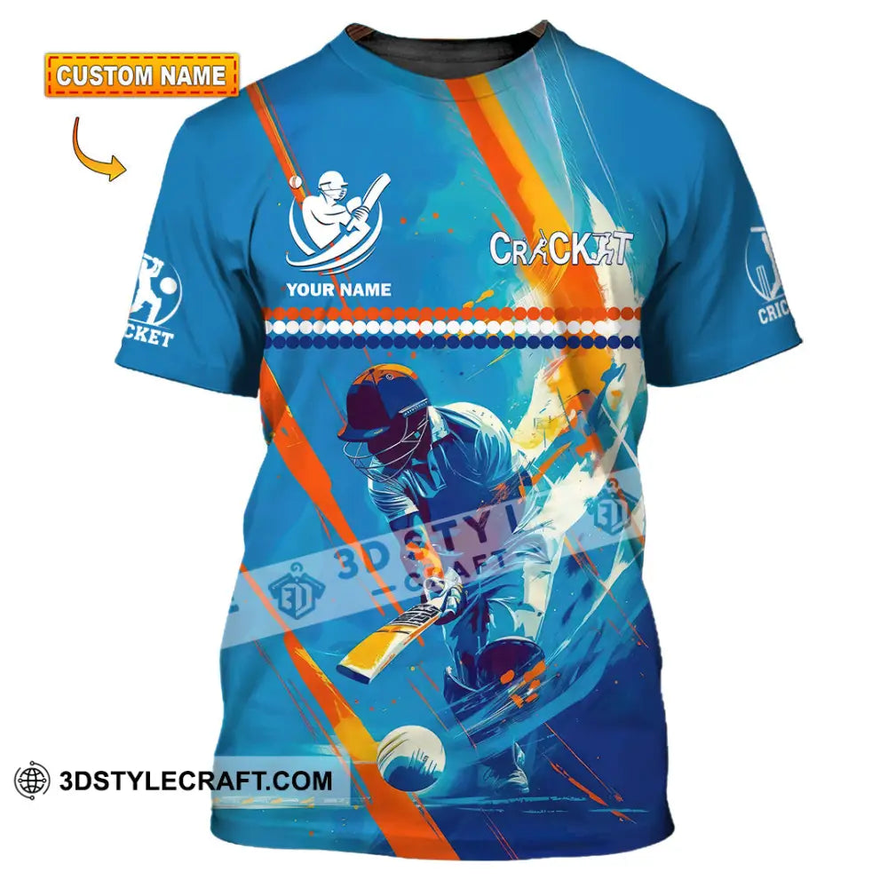 Unisex Shirt - Custom Cricket 3D Shirt T-shirt