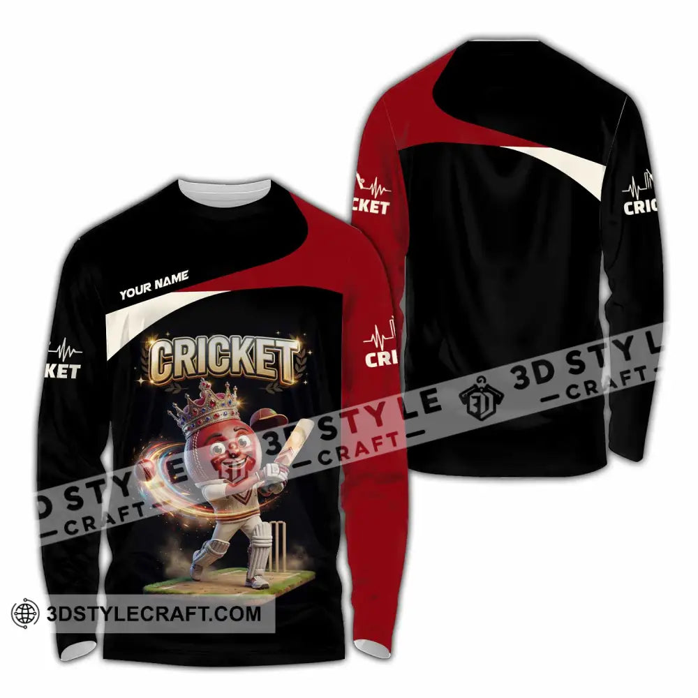 Unisex Shirt - Custom Cricket Shirt - Long Sleeve Shirt / S - T-shirt