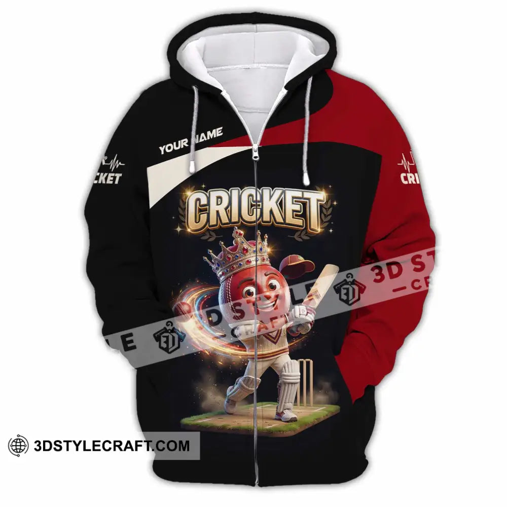 Unisex Shirt - Custom Cricket Shirt - Zipper Hoodie / S - T-shirt