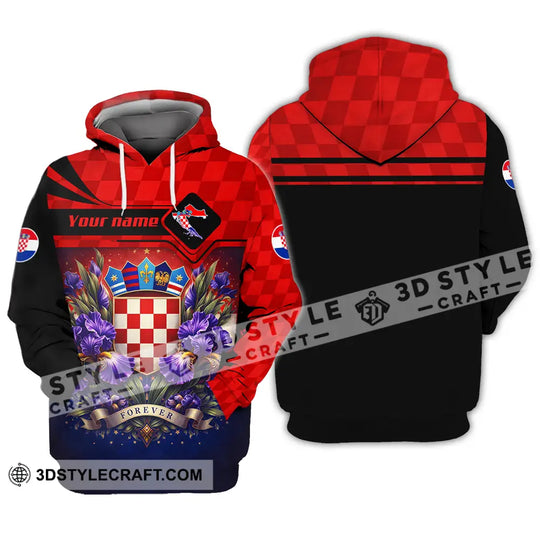 Unisex Shirt - Custom Croatia 3D Shirt style option 3