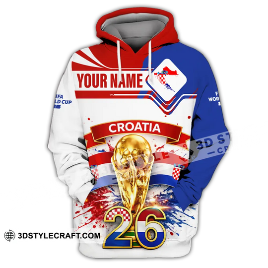 Unisex Shirt - Custom Croatia 3D Shirt style option 2