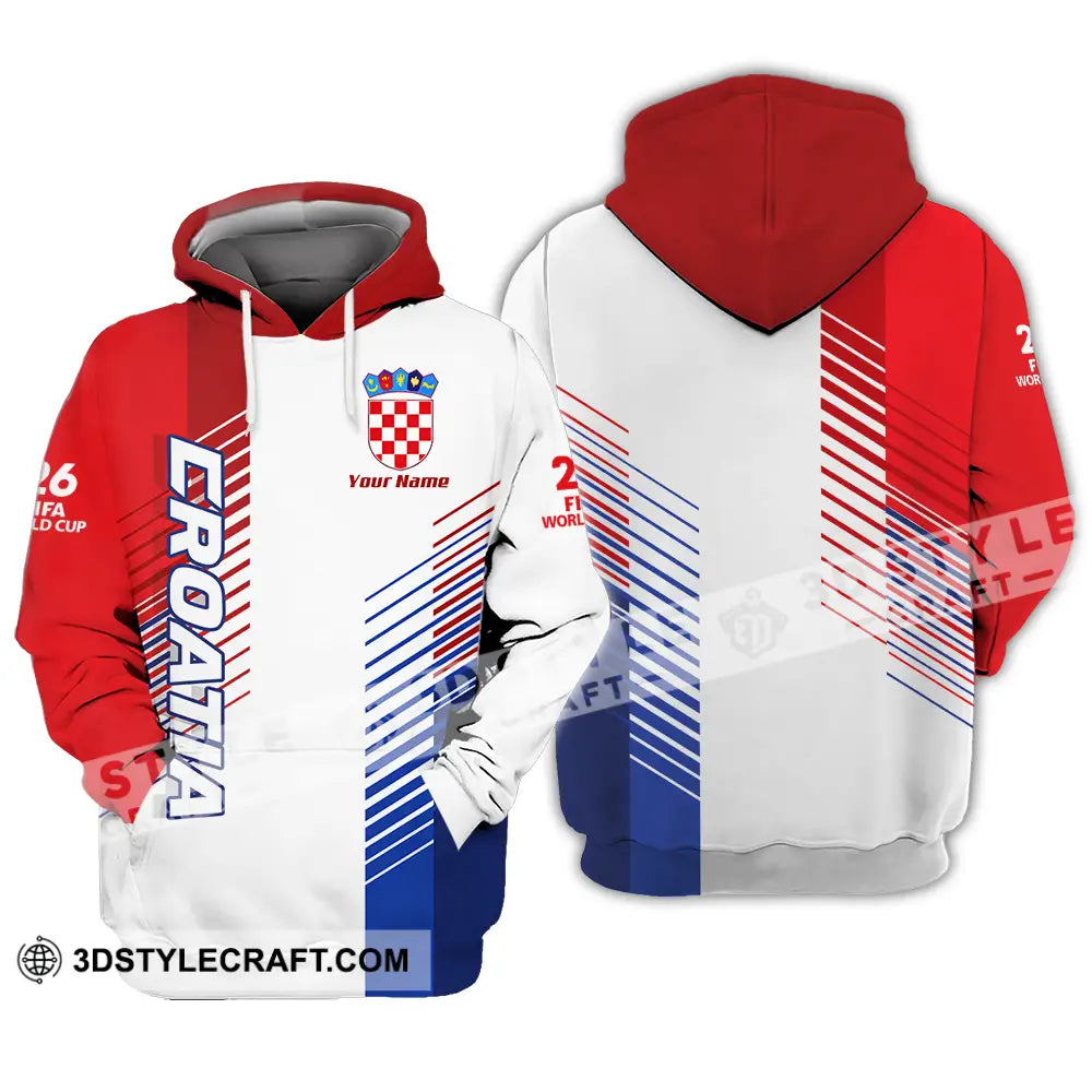 Unisex Shirt - Custom Croatia 3D Shirt - Hoodie / S - T-shirt