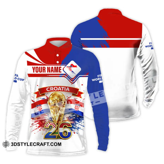 Unisex Shirt - Custom Croatia 3D Shirt style option 4
