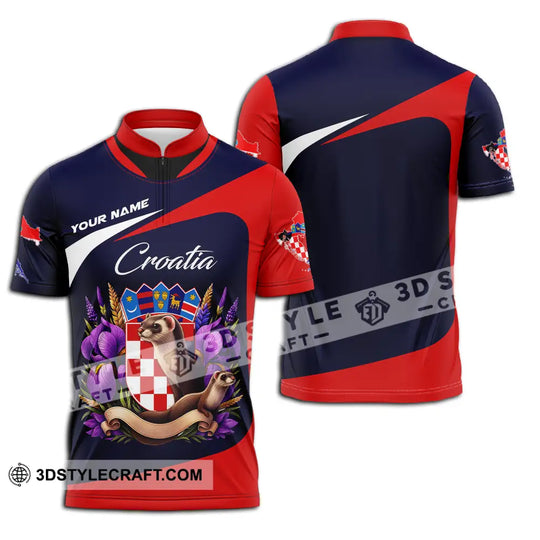 Unisex Shirt - Custom Croatia 3D Shirt style option 2