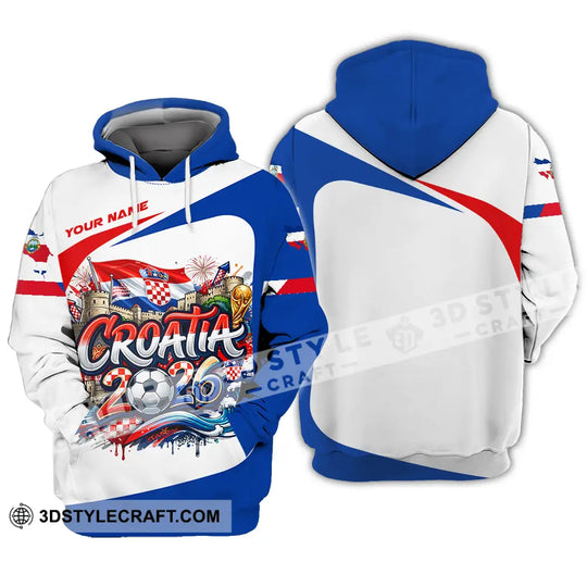 Unisex Shirt - Custom Croatia Fifa Club World Cup 2026 3D Shirt style option 4
