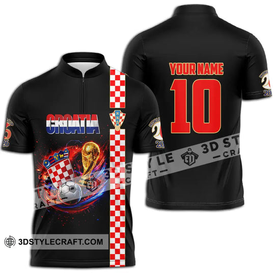 Unisex Shirt - Custom Croatia FIFA World Cup 2026 3D Shirt style option 3