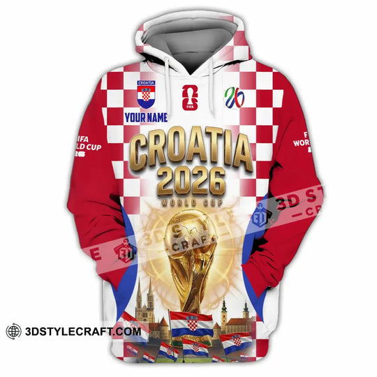 Unisex Shirt - Custom Croatia Shirt style option 3